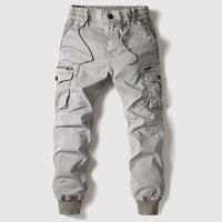 Caelan | Herren Cargo Jogger Hose mit Cargotaschen in Grau
