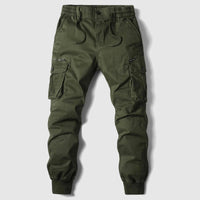 Caelan | Herren Cargo Jogger Hose mit Cargotaschen in Grün