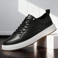 Caius | Herren Low-Top Schnür-Sneaker in Schwarz