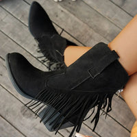 Calista | Damen Westernstiefel mit Fransen und Seitenreißverschluss in Stil 6