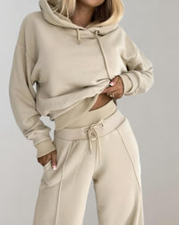 Carmen | Gemütliches Freizeit-Jogging-Set in Beige