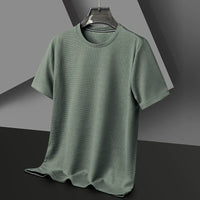 Caspian | Herren Rundhals Kurzarm T-Shirt in Grün