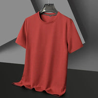 Caspian | Herren Rundhals Kurzarm T-Shirt in Rot