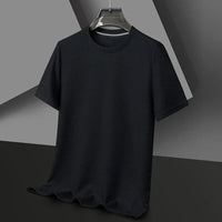Caspian | Herren Rundhals Kurzarm T-Shirt in Schwarz