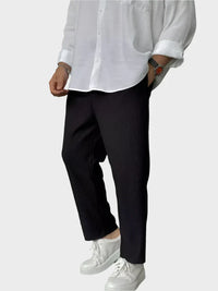 Die Filippo Soft Luxury Hose in Schwarz