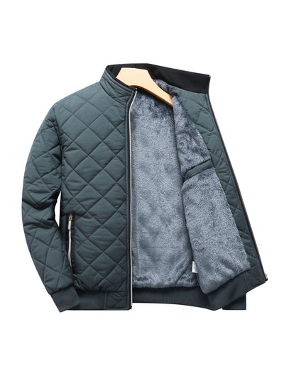 Warme Gequilte Winterjacke für Herren | Ideal für den Winter