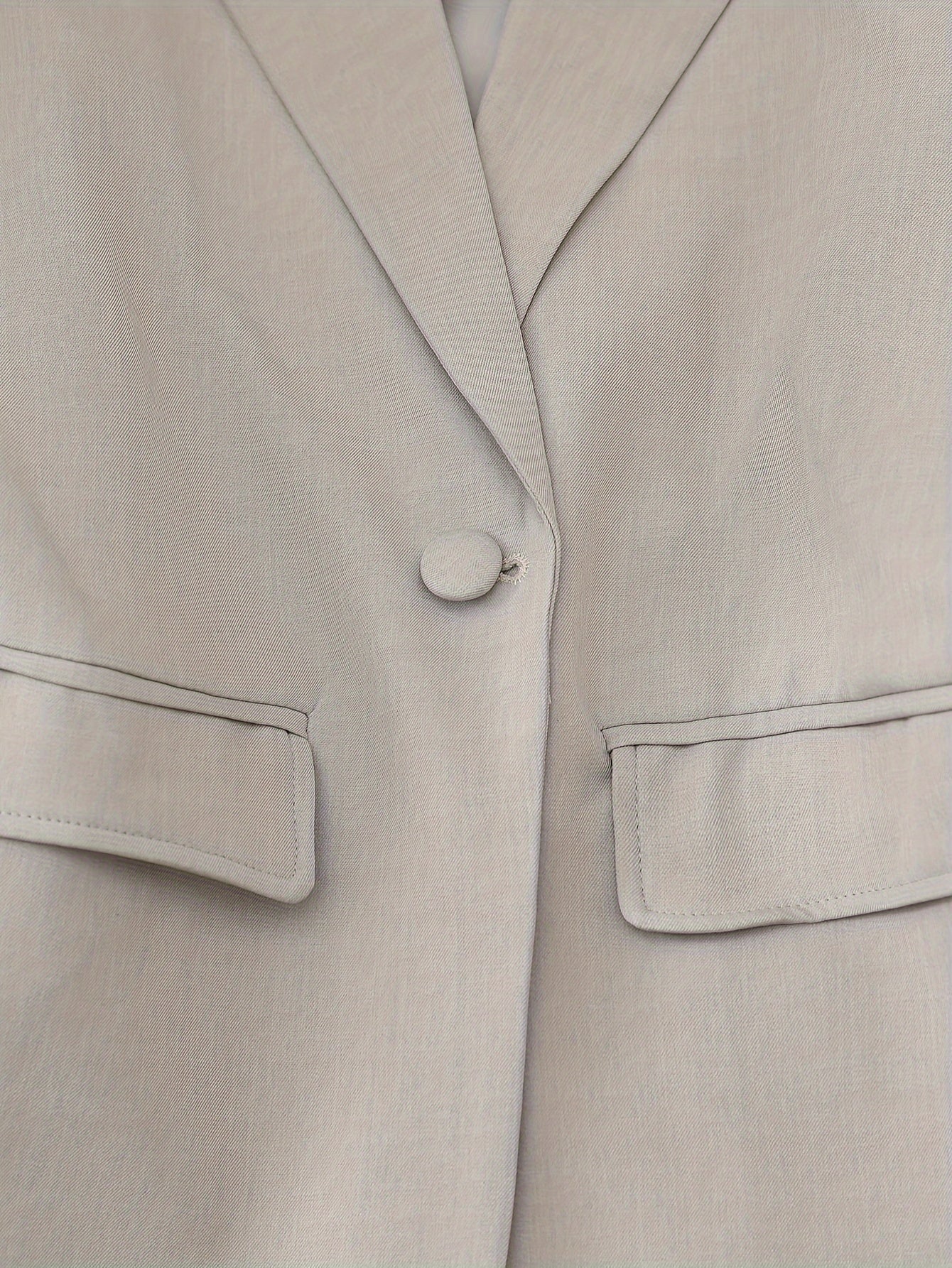 Elegantes Business Blazer Set mit Klappentaschen in Weiß für Damen | Ideal für jeden Tag