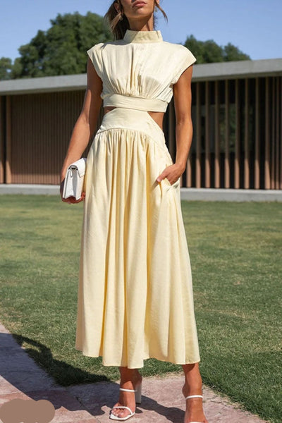 Lorna | Midi-Kleid Tailliertes Design aus hochwertiger Baumwolle