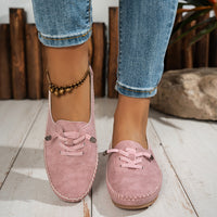 Cordania | Damen Komfort Schnür Loafer in Rosa