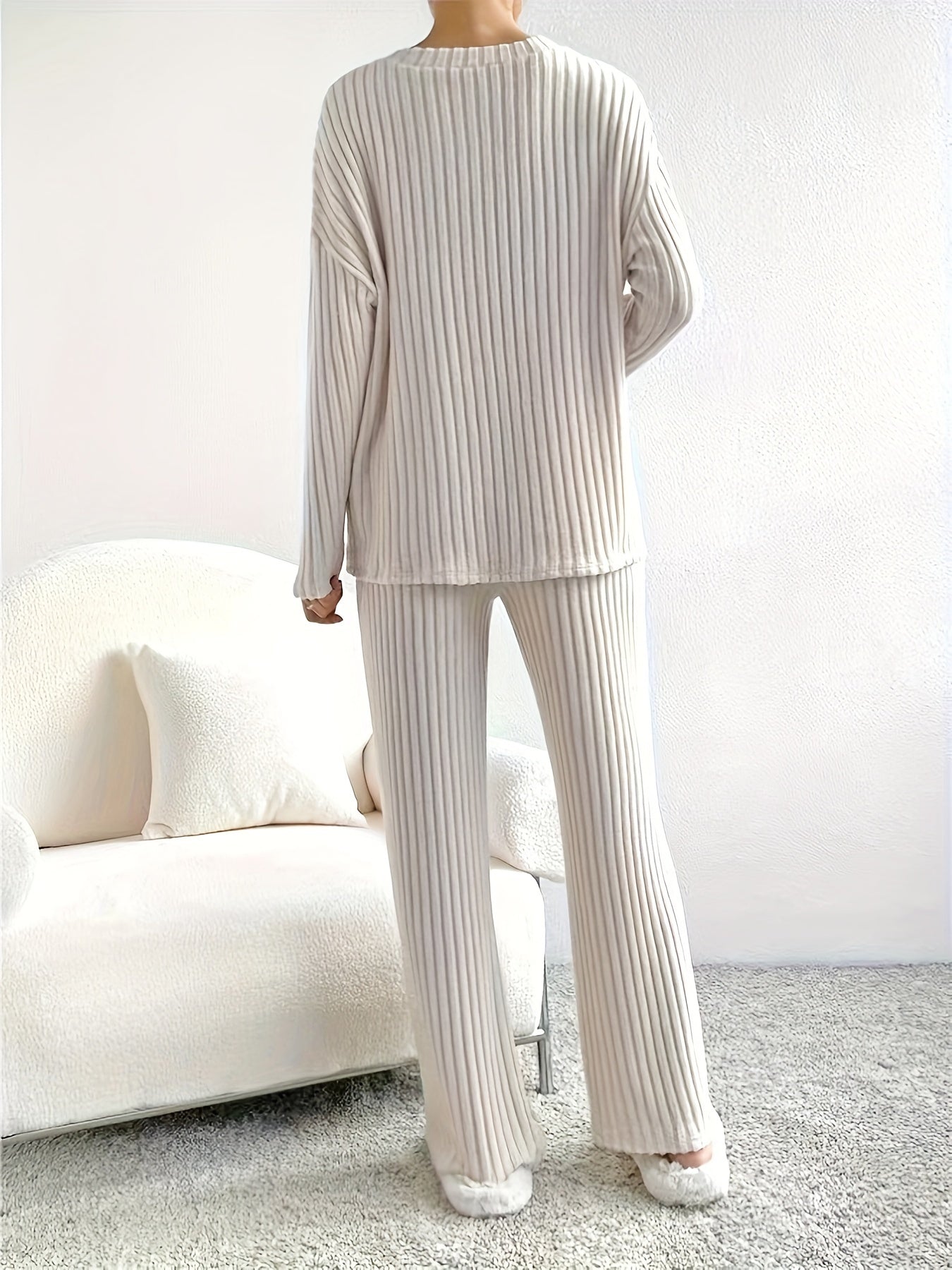 Damen Freizeit-Rippenoberteil mit „Faith“-Print und V-Ausschnitt | Ideal für Active Wear