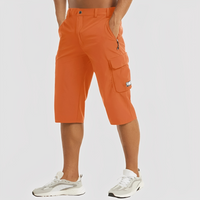 Adrienie - Komfortable Herren-Cargo-Hosen in Orange