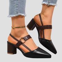 Henley | Slingback-Heels mit klarer Silhouette in Schwarz