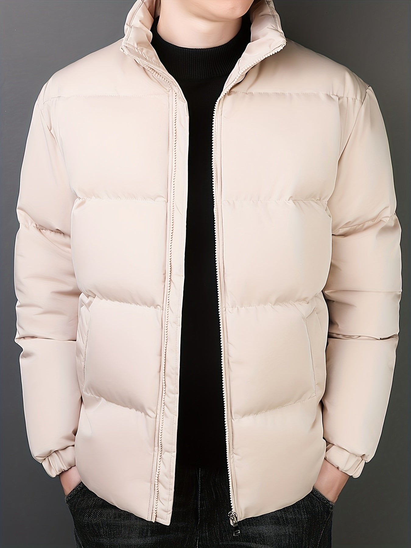 Stilvolle gepolsterte lässige Winterjacke für Herren | Ideal für den Winter