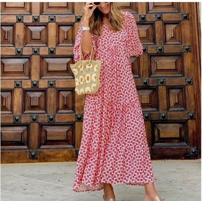 Soraya - Fließendes und Bequemes Maxi-Kleid für Damen