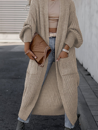 Giana - Bequeme Strickjacke aus Wolle mit praktischen Taschen für Damen