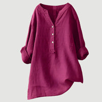 Zaina - Bequeme Damenbluse in Rosa