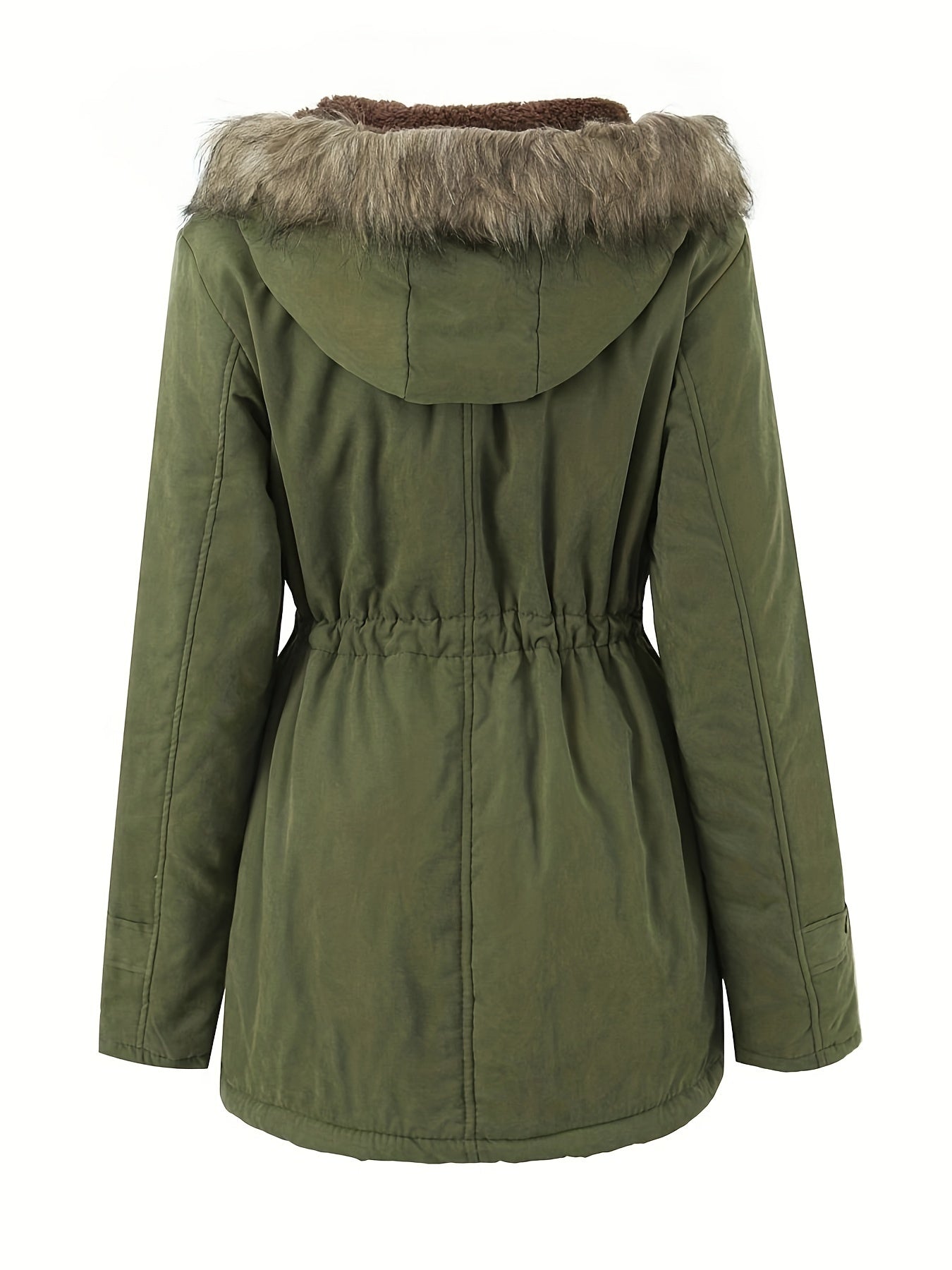 Elegante Warme Lange Parka Winterjacke mit Taschen für Damen | Ideal für den Winter