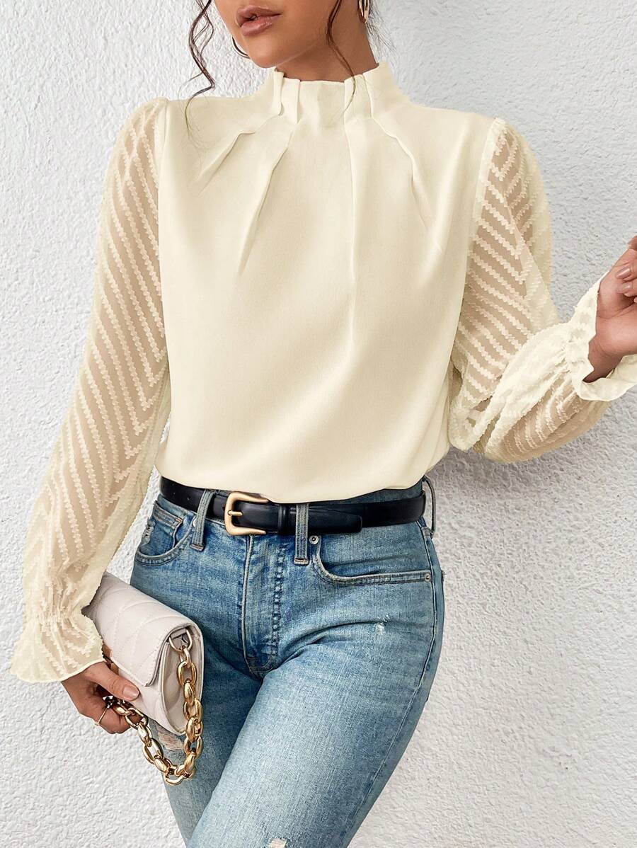 Fudus | Lässiges Chiffon Chic Top