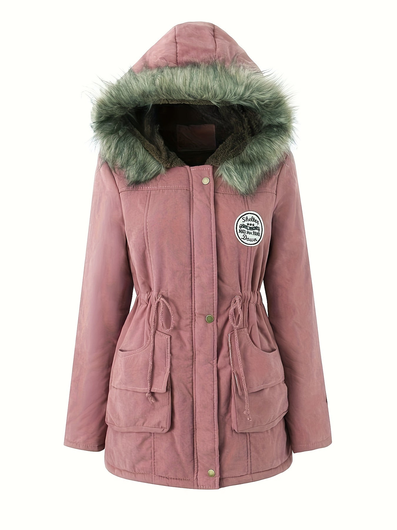 Elegante Warme Lange Parka Winterjacke mit Taschen für Damen | Ideal für den Winter