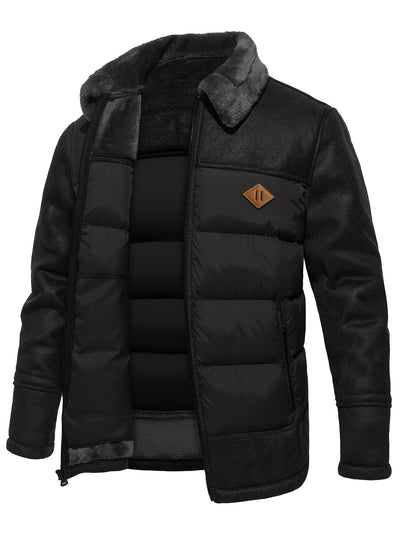 Warme Fleece Winterjacke für Herren | Ideal für den Winter
