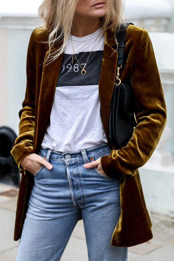 Samtblazer für Frauen