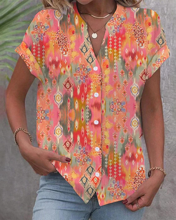 Brout® | Damen Partybluse Kurzarm