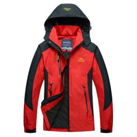 Hannah | Damen Steppjacke wasserdichte Outdoor-Kapuzenjacke leicht in Rot