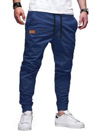 Finn | Gerade Casual-Hose mit Stretch (1+1 Gratis) in Dunkelblau