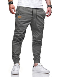 Finn | Gerade Casual-Hose mit Stretch (1+1 Gratis) in Dunkelgrau