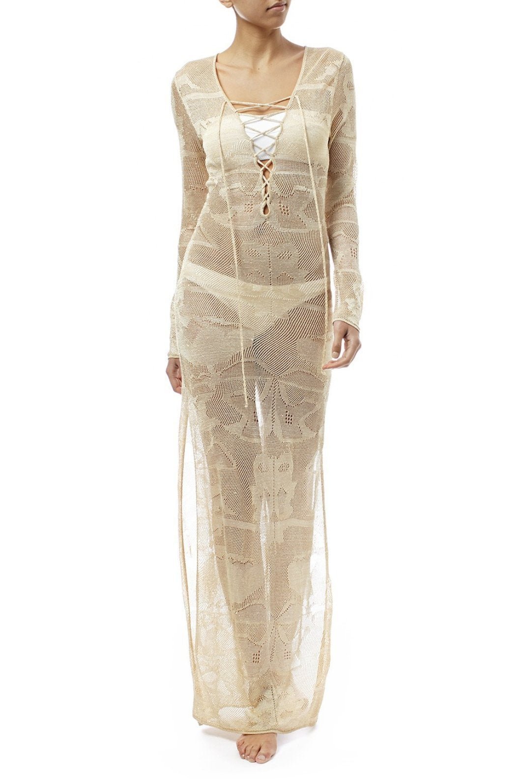 Greta | Transparentes Strandkleid