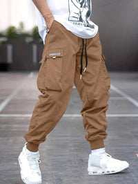Daxton | Herren Cargo Jogger Hose mit Cargotaschen in Khaki