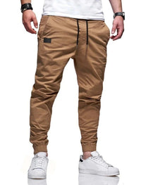 Finn | Gerade Casual-Hose mit Stretch (1+1 Gratis) in Dunkelkhaki