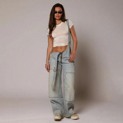Fudus | Tiefende Jeans Overalls