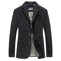 Dennis | Herren Leichte Freizeit Jacke in Schwarz
