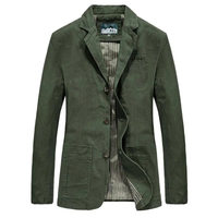 Dennis | Herren Leichte Freizeit Jacke in Armeegrün