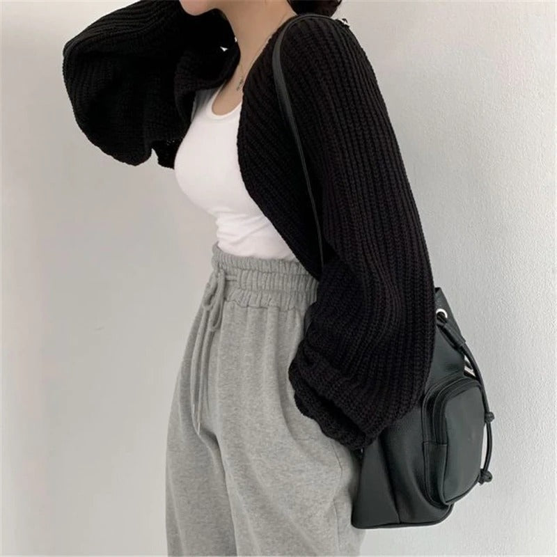 Henriette - Schicker Strickcardigan mit Offener Front für Frauen