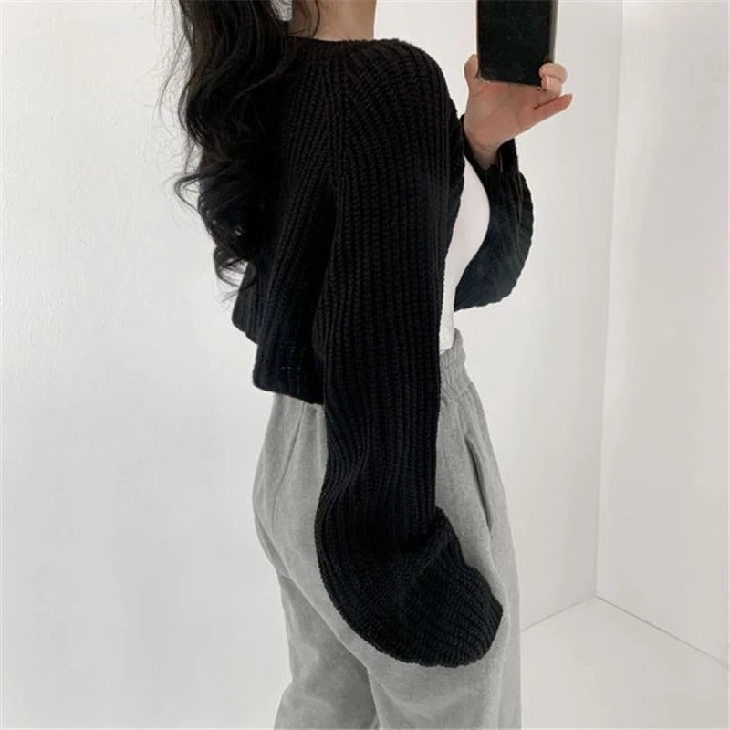 Henriette - Schicker Strickcardigan mit Offener Front für Frauen