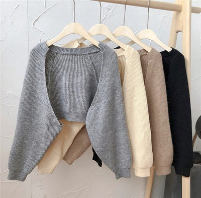Henriette - Schicker Strickcardigan mit Offener Front für Frauen