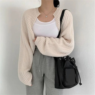 Henriette - Schicker Strickcardigan mit Offener Front für Frauen