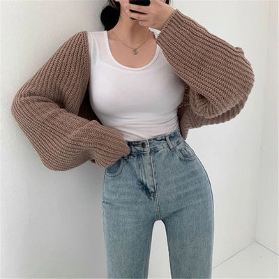 Henriette - Schicker Strickcardigan mit Offener Front für Frauen