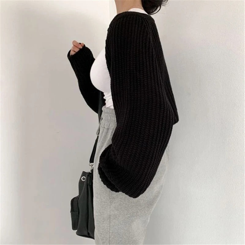 Henriette - Schicker Strickcardigan mit Offener Front für Frauen