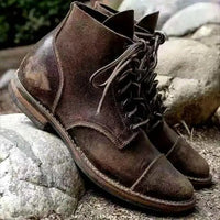 Jason™ | Lederschuhe in Khaki