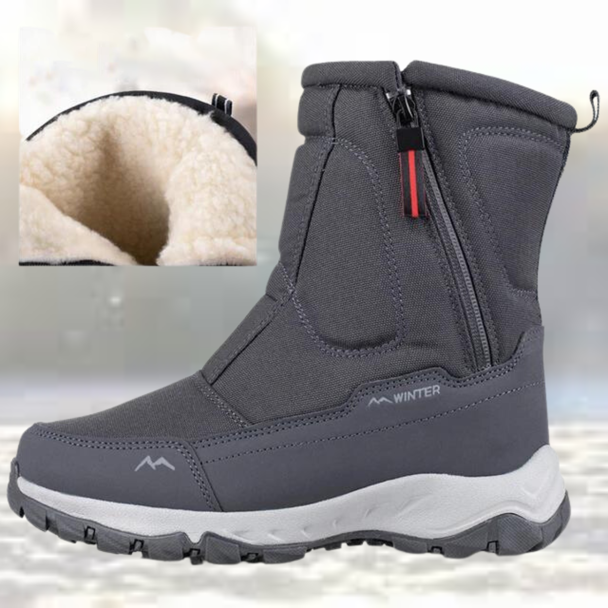 Lexer | Modische Mesh Mid-Calf Schneestiefel