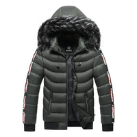 Bergjacke mit Pelzkapuze - ROMMEL in Grün