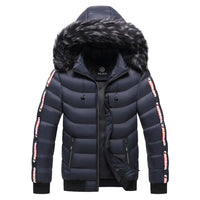 Bergjacke mit Pelzkapuze - ROMMEL in Grau