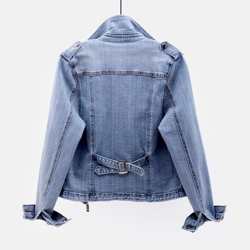 Denimjacke mit Taschen für Damen