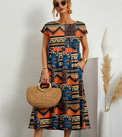 Alessia | Kleid Baumwolle, Bequem und Elegant