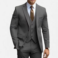 Raphaël | Herren Anzug Modern Passform Slim Business Elegant Zeitlos in Grau