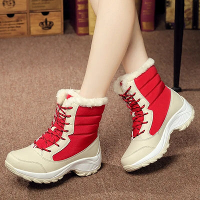 Stylische Schneeboots mit Warmem Winterdesign für Damen | Ideal für das tägliche Tragen