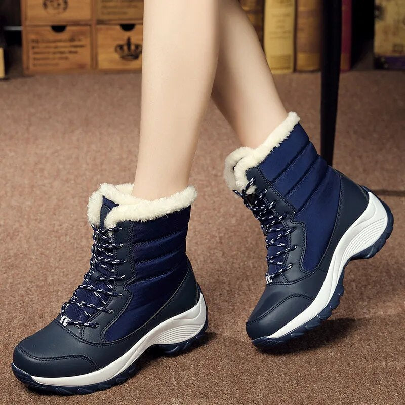 Stylische Schneeboots mit Warmem Winterdesign für Damen | Ideal für das tägliche Tragen